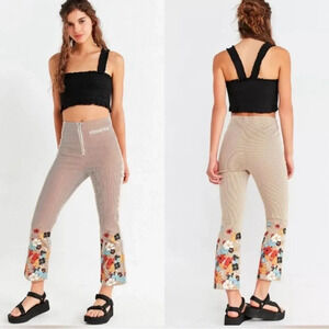 Urban Outfitters BDG crop bell bottom flared pant 70’s inspire EUC sz 12